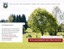 Tablet Screenshot of golfclub-hoeslwang.de
